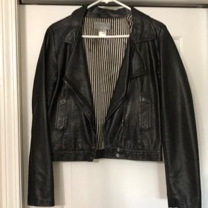 Vegan leather jacket